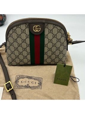 Women’s Gucci GG supreme OPHEDIA small shoulder bag made in Italy
